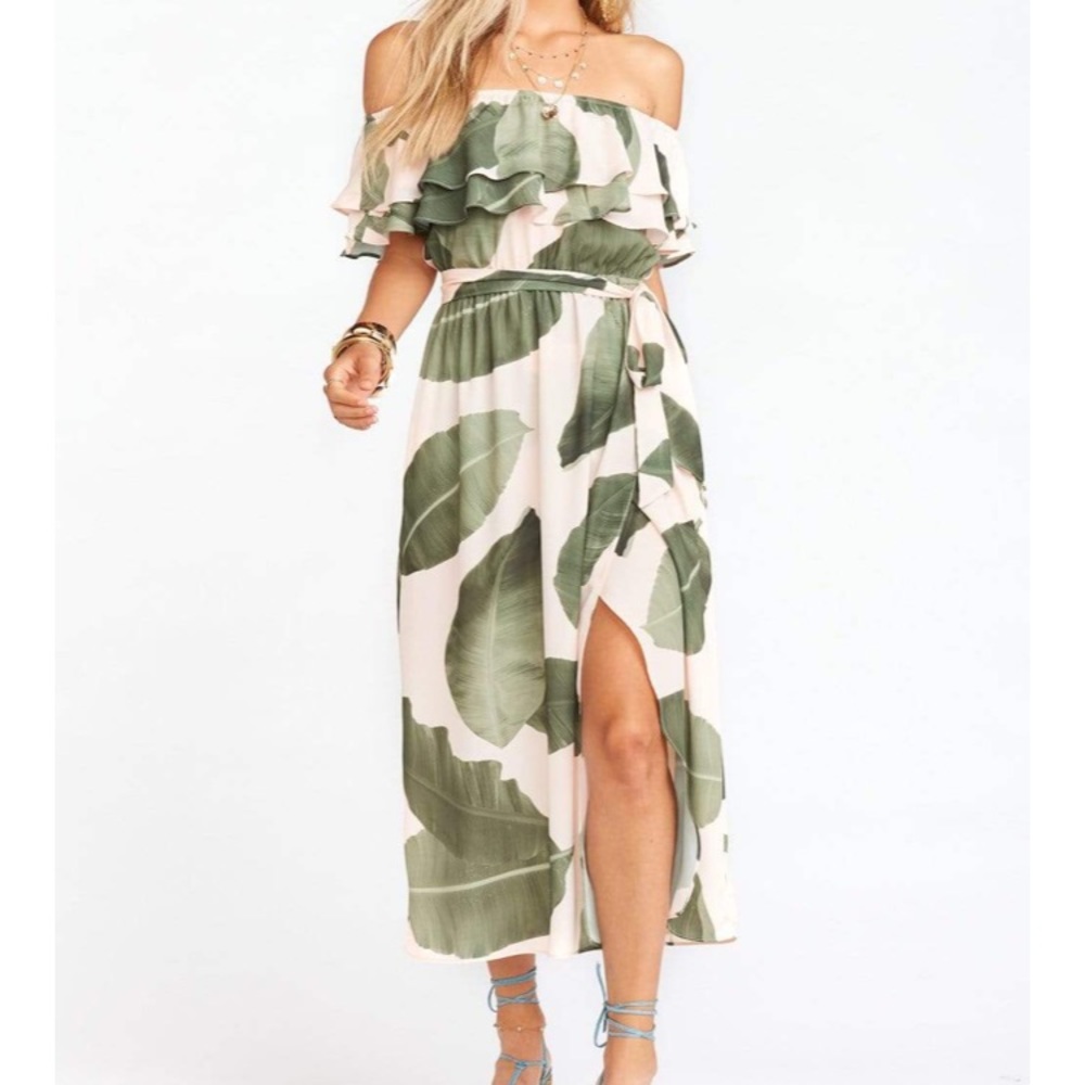 Show Me Your Mumu Rosie Dress - in Queen Palms
